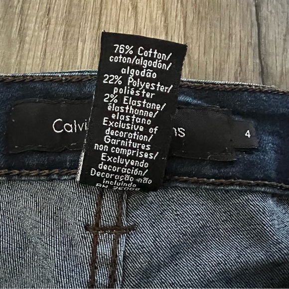 Calvin Klein straight leg jeans size 4 - Picture 3 of 8